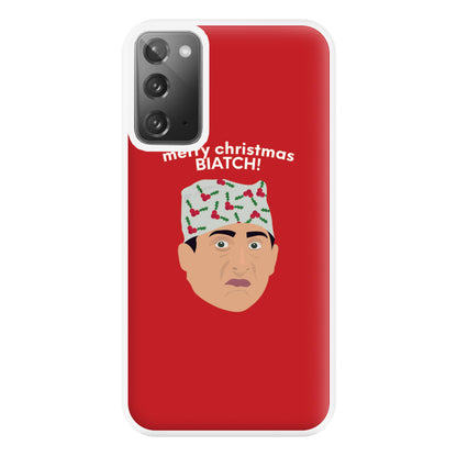 Merry Christmas Biatch Phone Case for Galaxy Note 20 Ultra