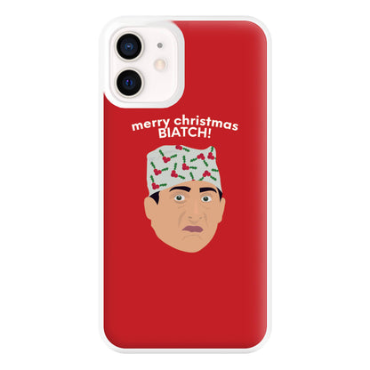 Merry Christmas Biatch Phone Case for iPhone 13 Mini