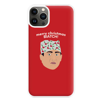 Merry Christmas Biatch Phone Case for iPhone 13