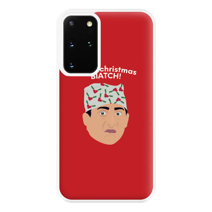 Merry Christmas Biatch Phone Case for Galaxy S20 Plus