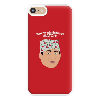 Merry Christmas Biatch Phone Case for iPhone 6 / 7 / 8 / SE