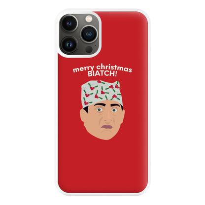 Merry Christmas Biatch Phone Case for iPhone 13 Pro Max