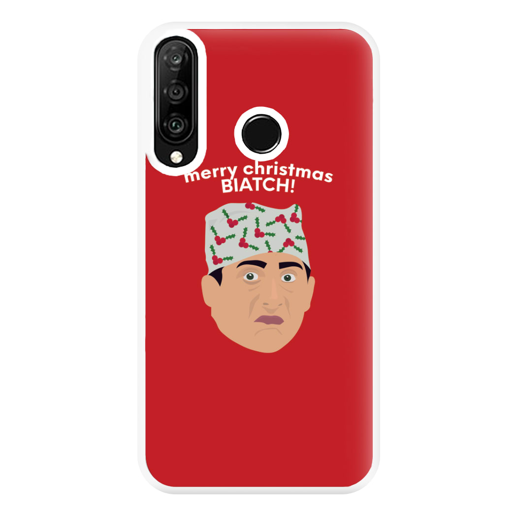 Merry Christmas Biatch Phone Case for Huawei P30 Lite