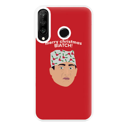 Merry Christmas Biatch Phone Case for Huawei P30 Lite