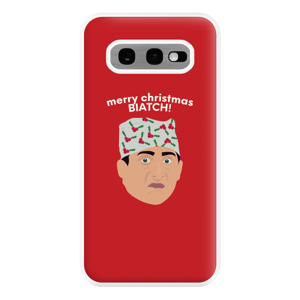 Merry Christmas Biatch Phone Case for Galaxy S10e