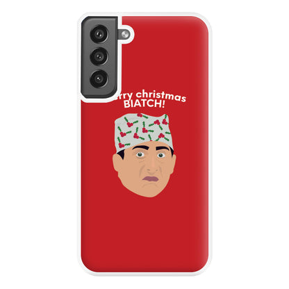 Merry Christmas Biatch Phone Case for Galaxy S21FE