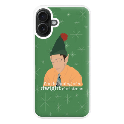 A Dwight Christmas Phone Case for iPhone 16 Plus