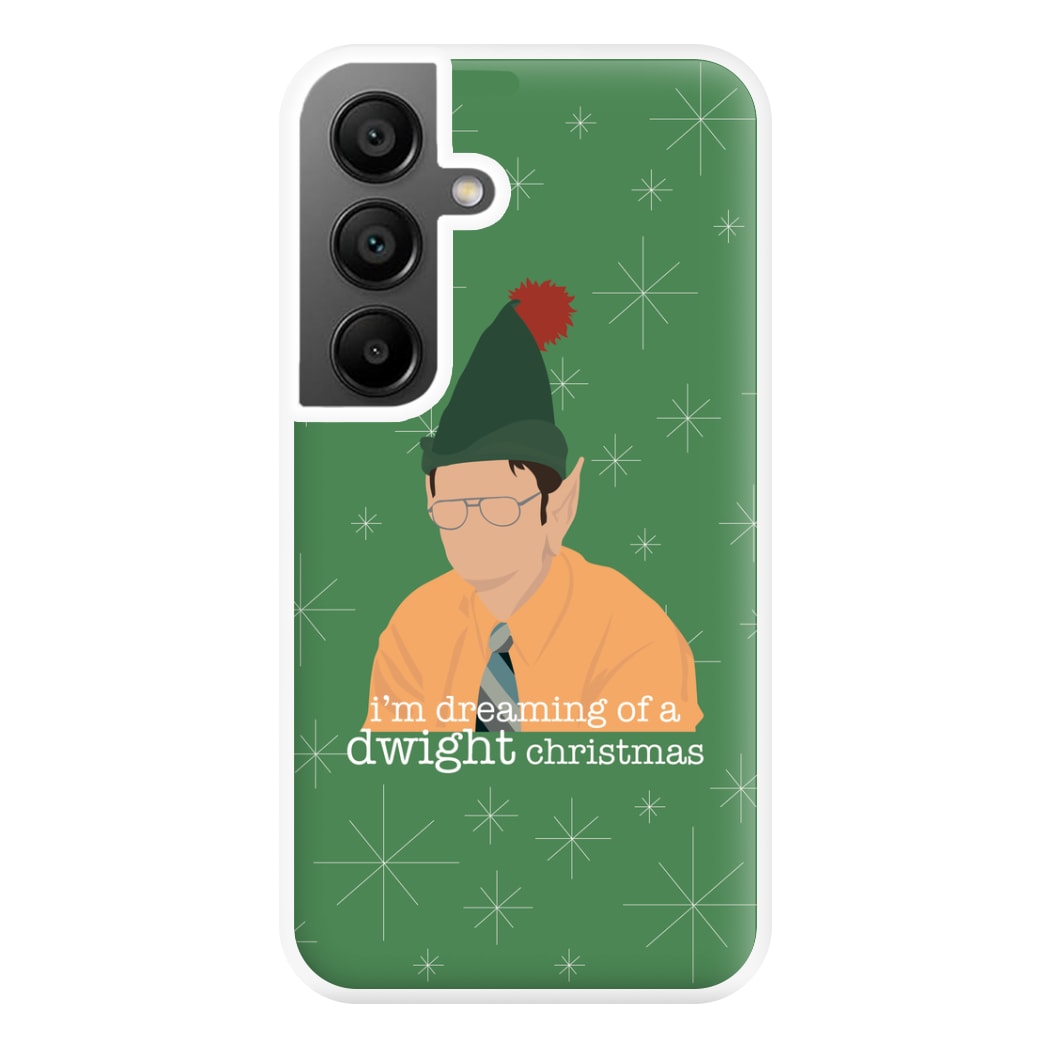 A Dwight Christmas Phone Case for Galaxy A55