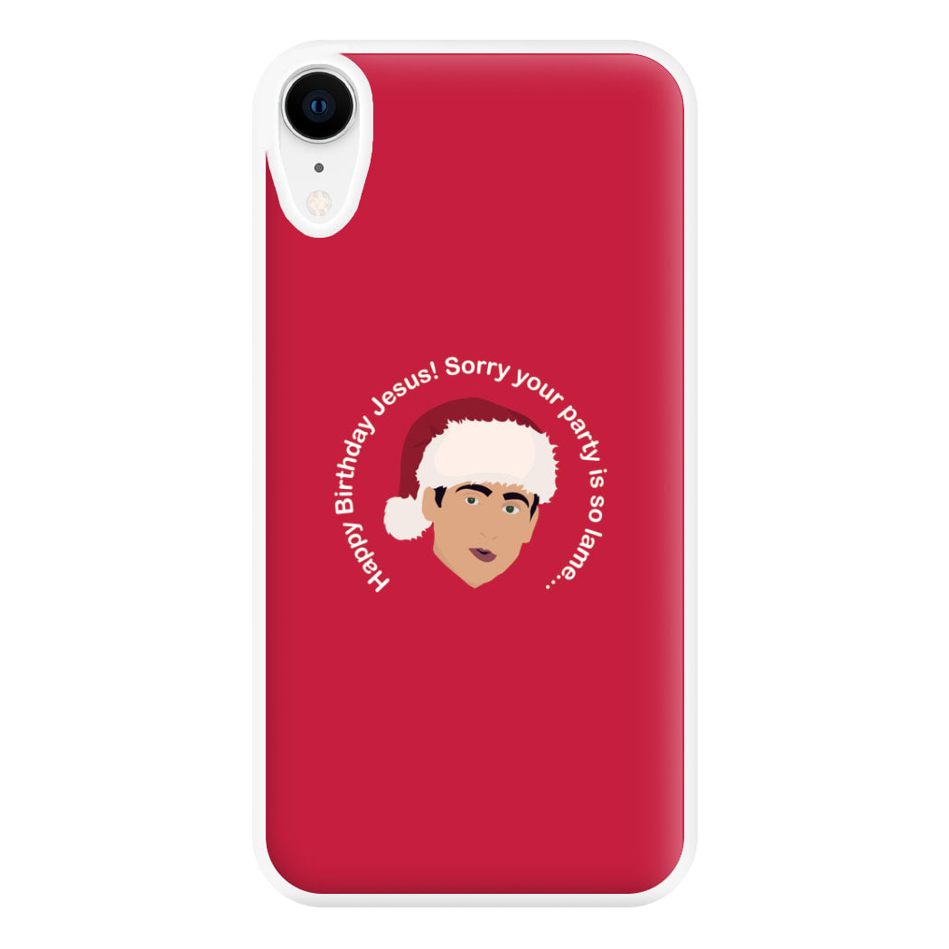 Happy Birthday Jesus Phone Case for iPhone XR