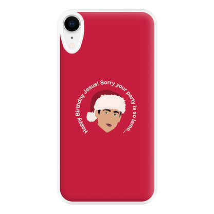 Happy Birthday Jesus Phone Case for iPhone XR