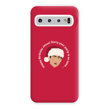 Happy Birthday Jesus Phone Case for Galaxy S10 Plus