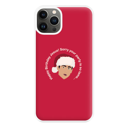 Happy Birthday Jesus Phone Case for iPhone 13