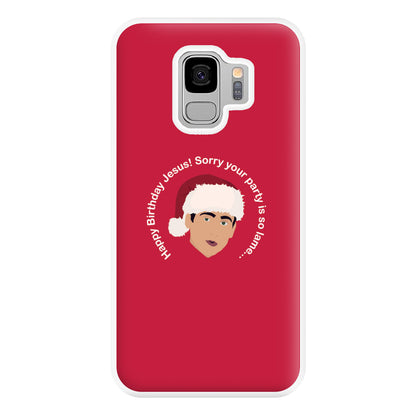 Happy Birthday Jesus Phone Case for Galaxy S9 Plus