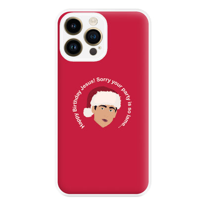 Happy Birthday Jesus Phone Case for iPhone 14 Pro Max