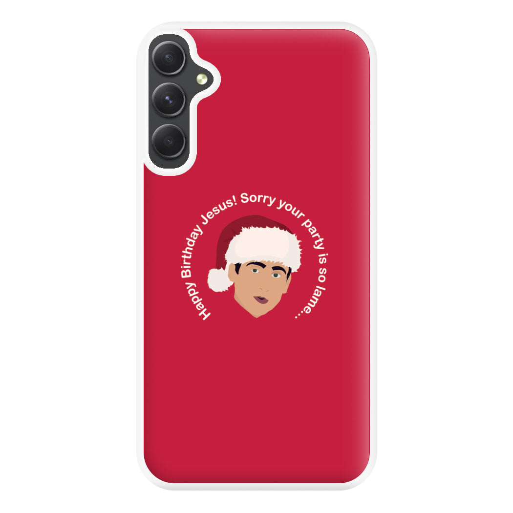 Happy Birthday Jesus Phone Case for Galaxy A54