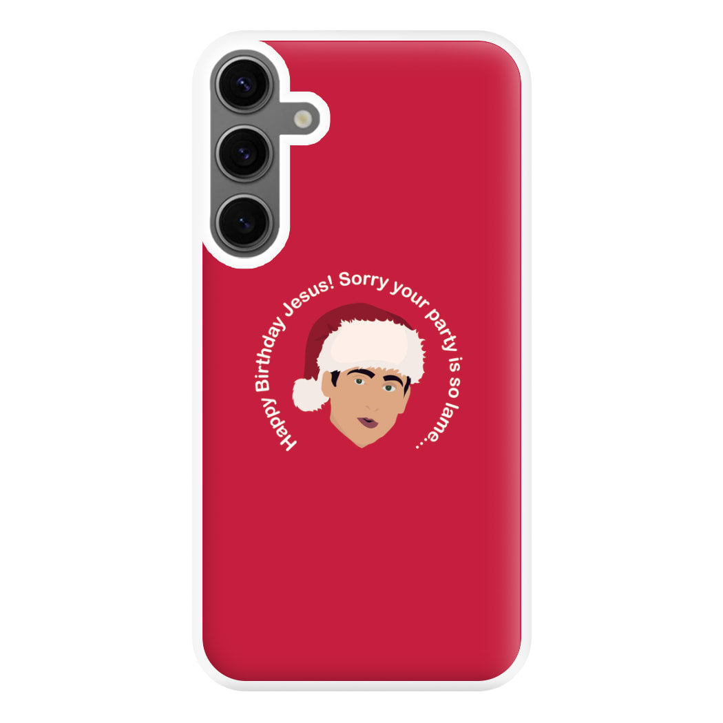 Happy Birthday Jesus Phone Case for Galaxy S24FE