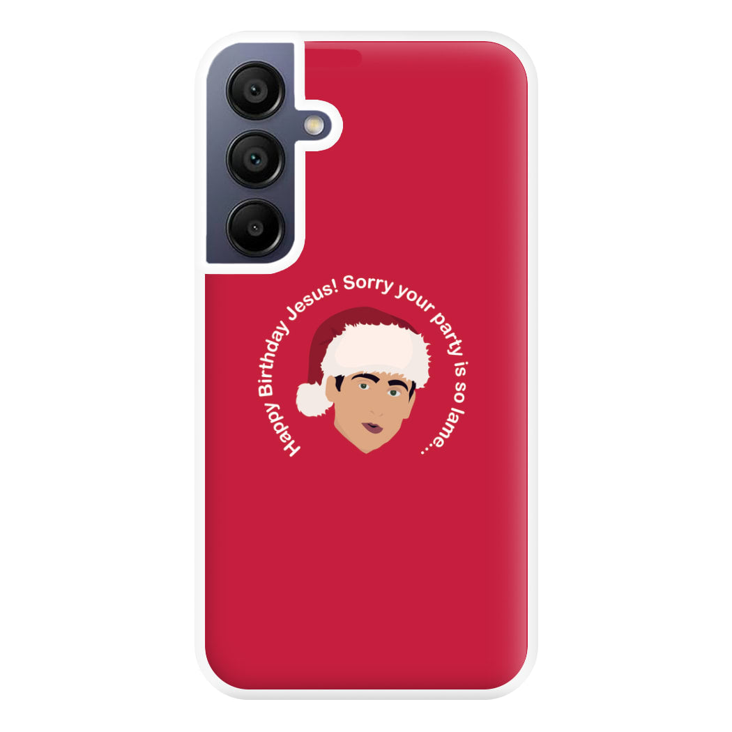 Happy Birthday Jesus Phone Case for Galaxy A16