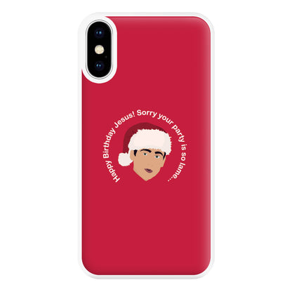 Happy Birthday Jesus Phone Case for iPhone XS Max