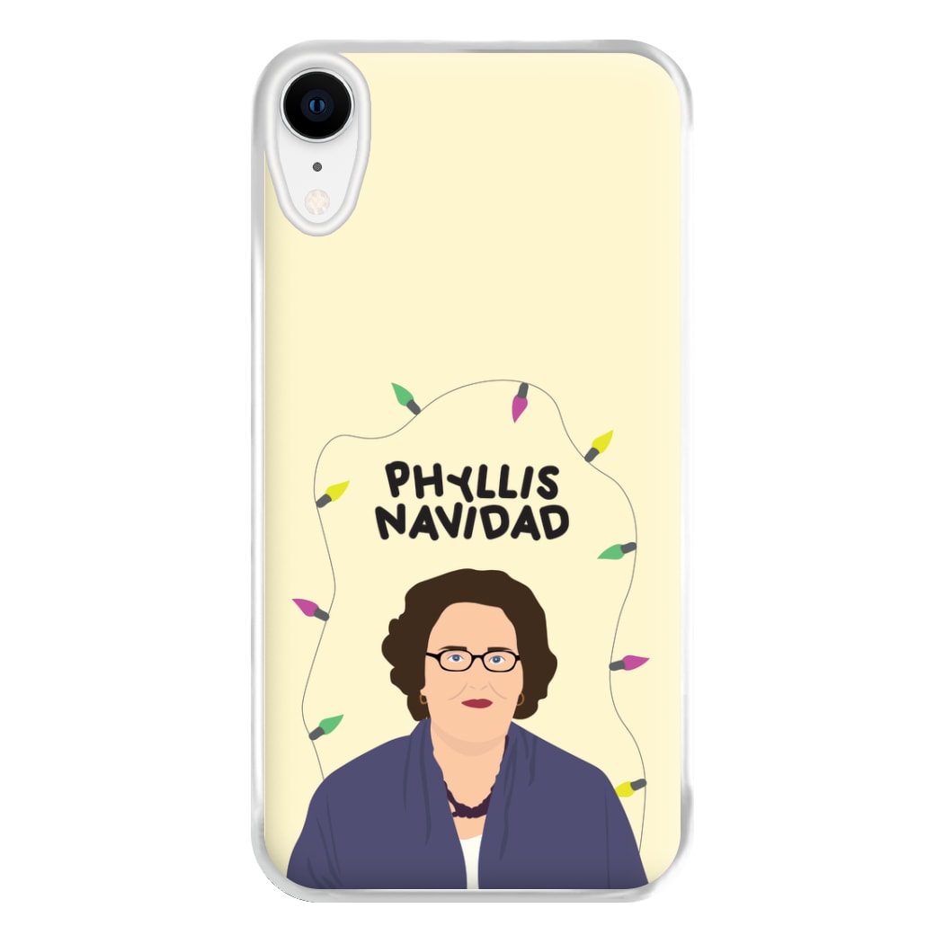 Phyllis Navidad Phone Case for iPhone XR