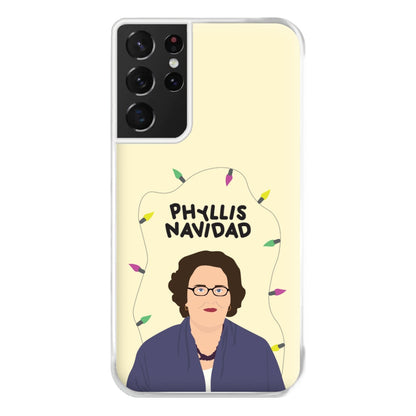 Phyllis Navidad Phone Case for Galaxy S21 Ultra