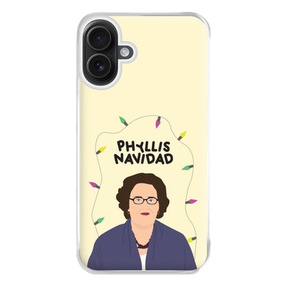 Phyllis Navidad Phone Case for iPhone 16 Plus