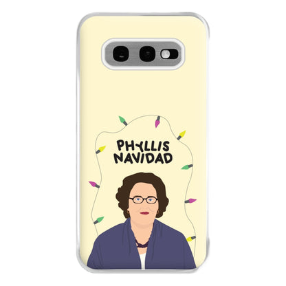 Phyllis Navidad Phone Case for Galaxy S10e