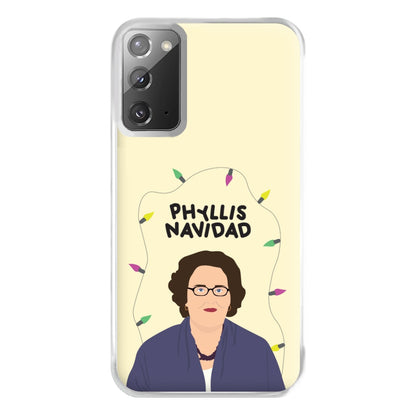 Phyllis Navidad Phone Case for Galaxy Note 20 Ultra