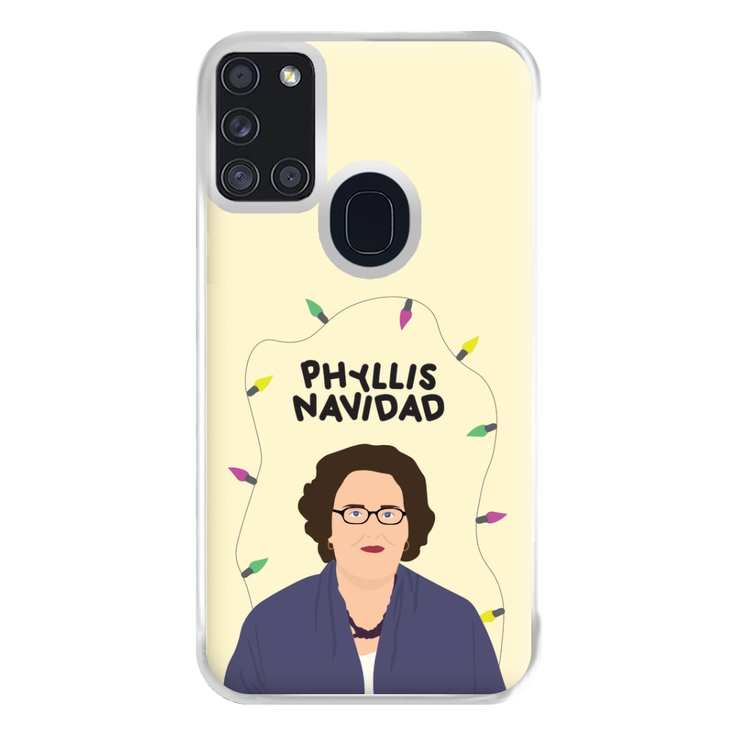 Phyllis Navidad Phone Case for Galaxy A21s