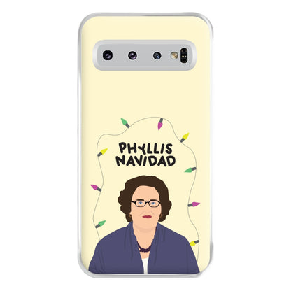 Phyllis Navidad Phone Case for Galaxy S10 Plus