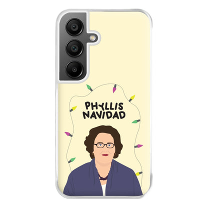 Phyllis Navidad Phone Case for Galaxy A55