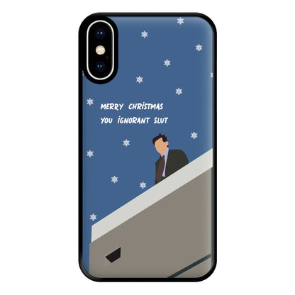 Merry Christmas You Ignorant Slut Phone Case for iPhone XS Max