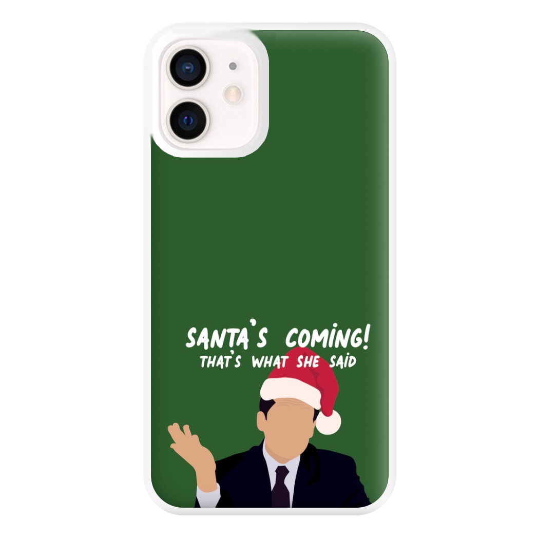 Santa's Coming Phone Case for iPhone 12 Mini