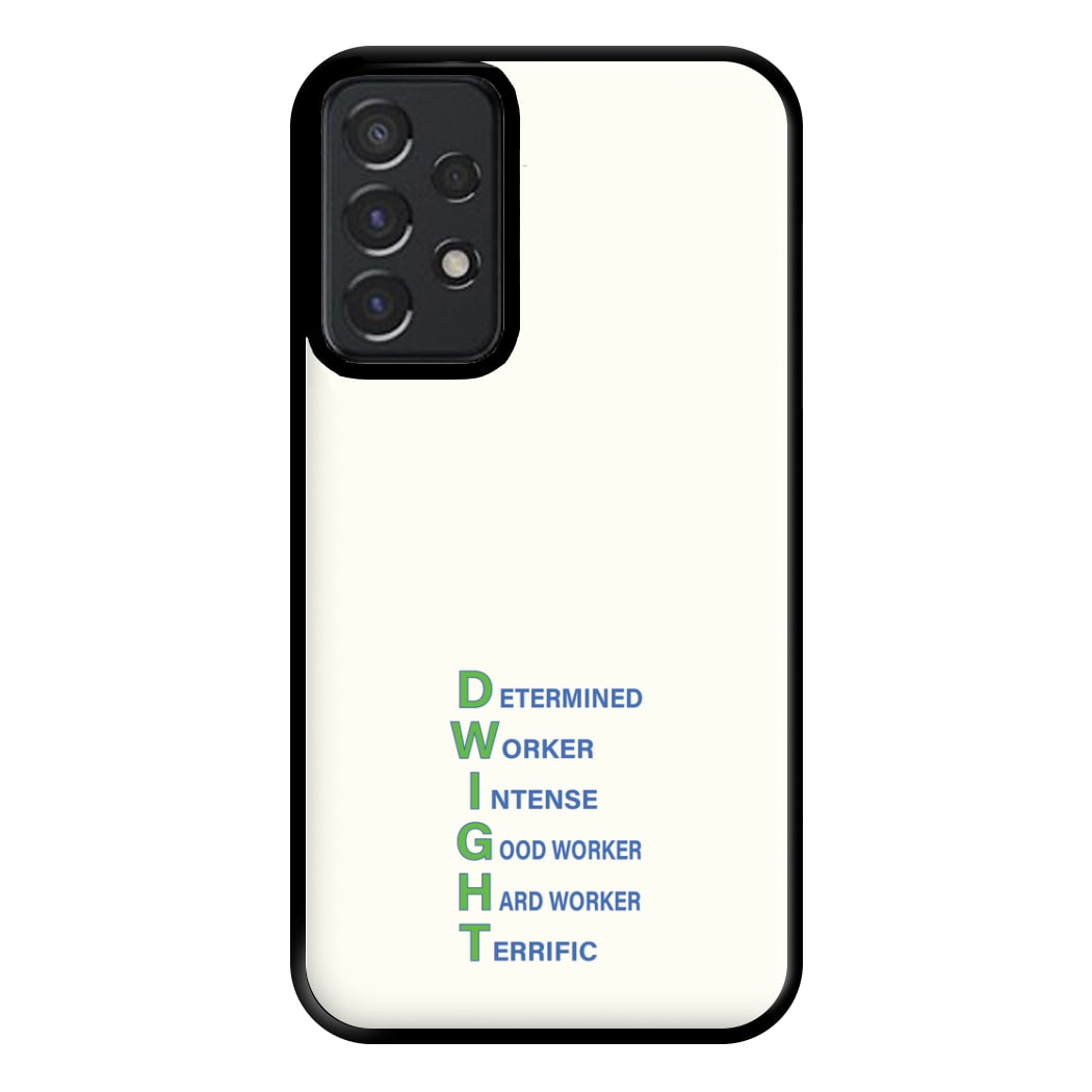 Dwight Abbreviation Phone Case for Galaxy A52 / A52s