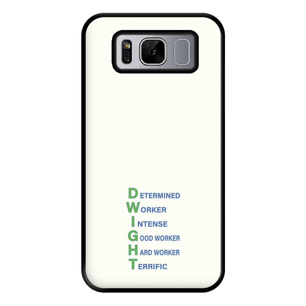 Dwight Abbreviation Phone Case for Galaxy S8 Plus