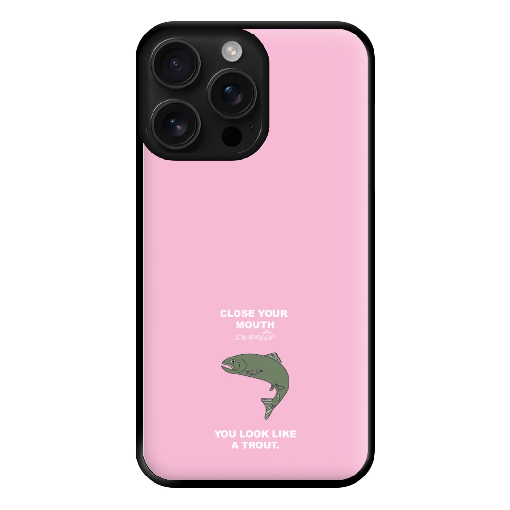 Close Your Mouth Phone Case for iPhone 16 Pro Max