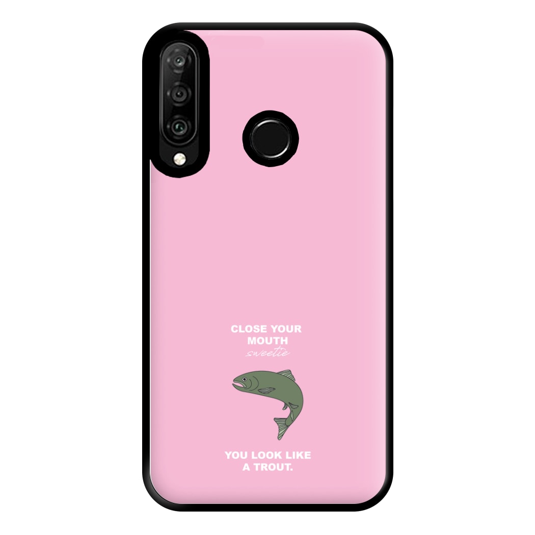 Close Your Mouth Phone Case for Huawei P30 Lite