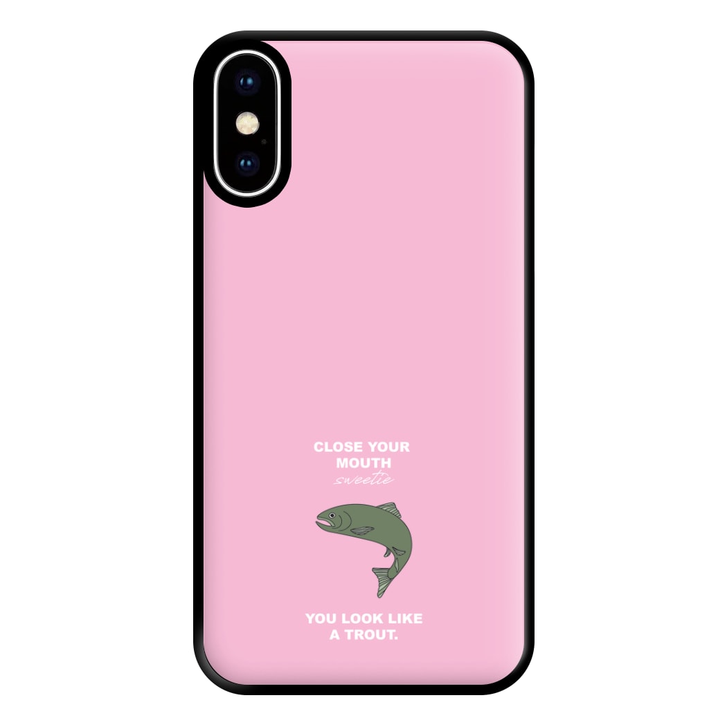 Close Your Mouth Phone Case for iPhone XS Max