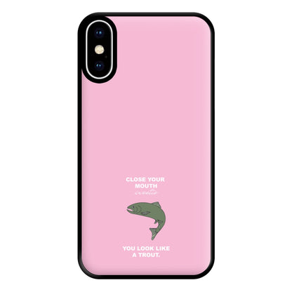 Close Your Mouth Phone Case for iPhone XS Max