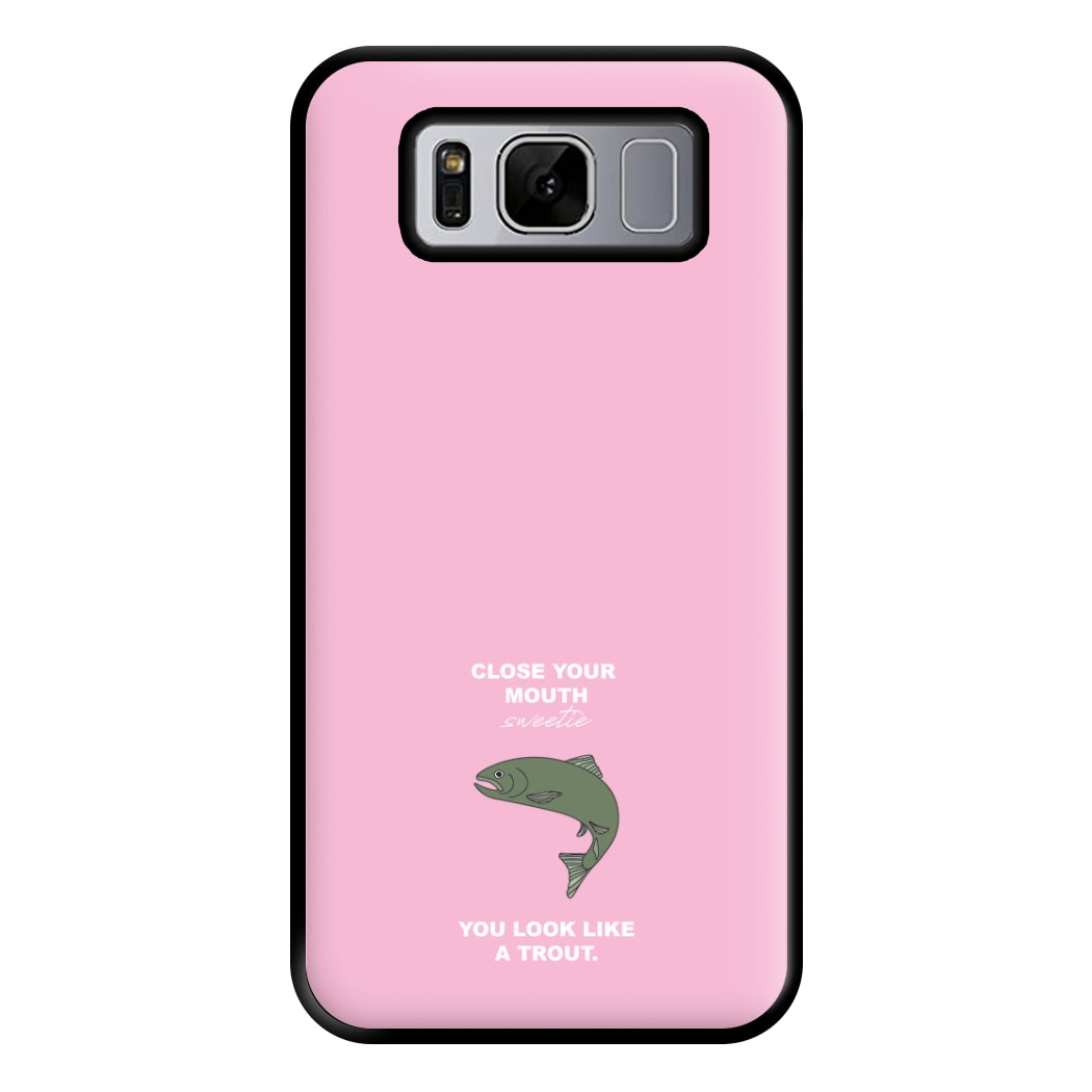 Close Your Mouth Phone Case for Galaxy S8 Plus