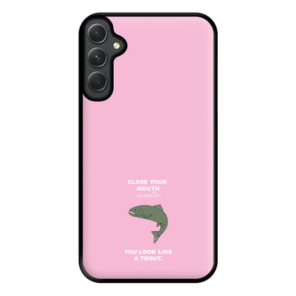 Close Your Mouth Phone Case for Galaxy A14