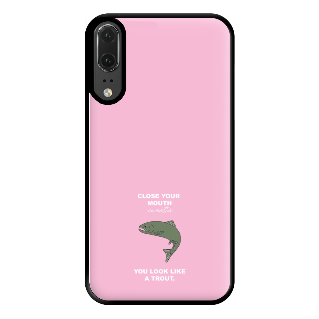 Close Your Mouth Phone Case for Huawei P20