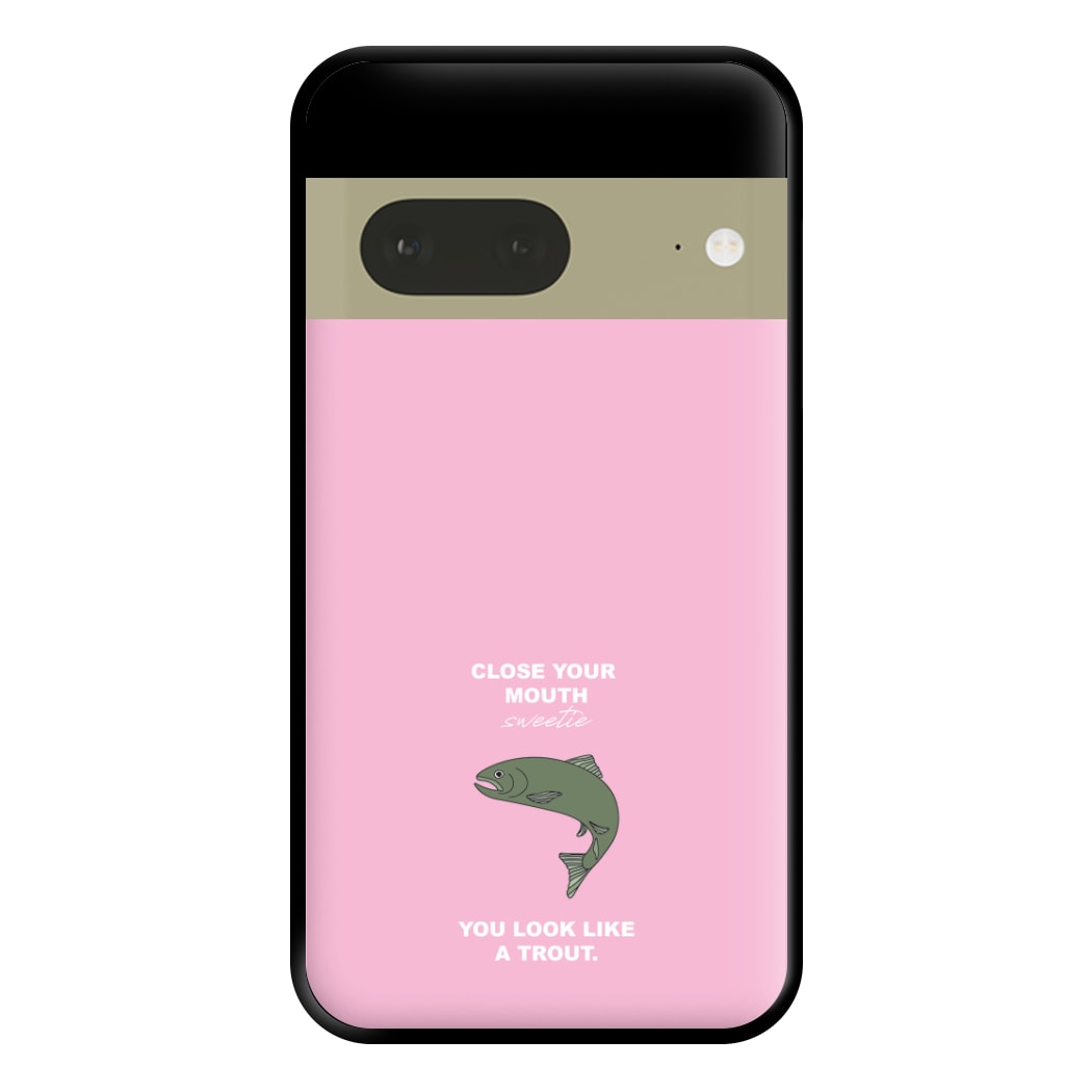 Close Your Mouth Phone Case for Google Pixel 7a