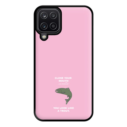 Close Your Mouth Phone Case for Galaxy A12