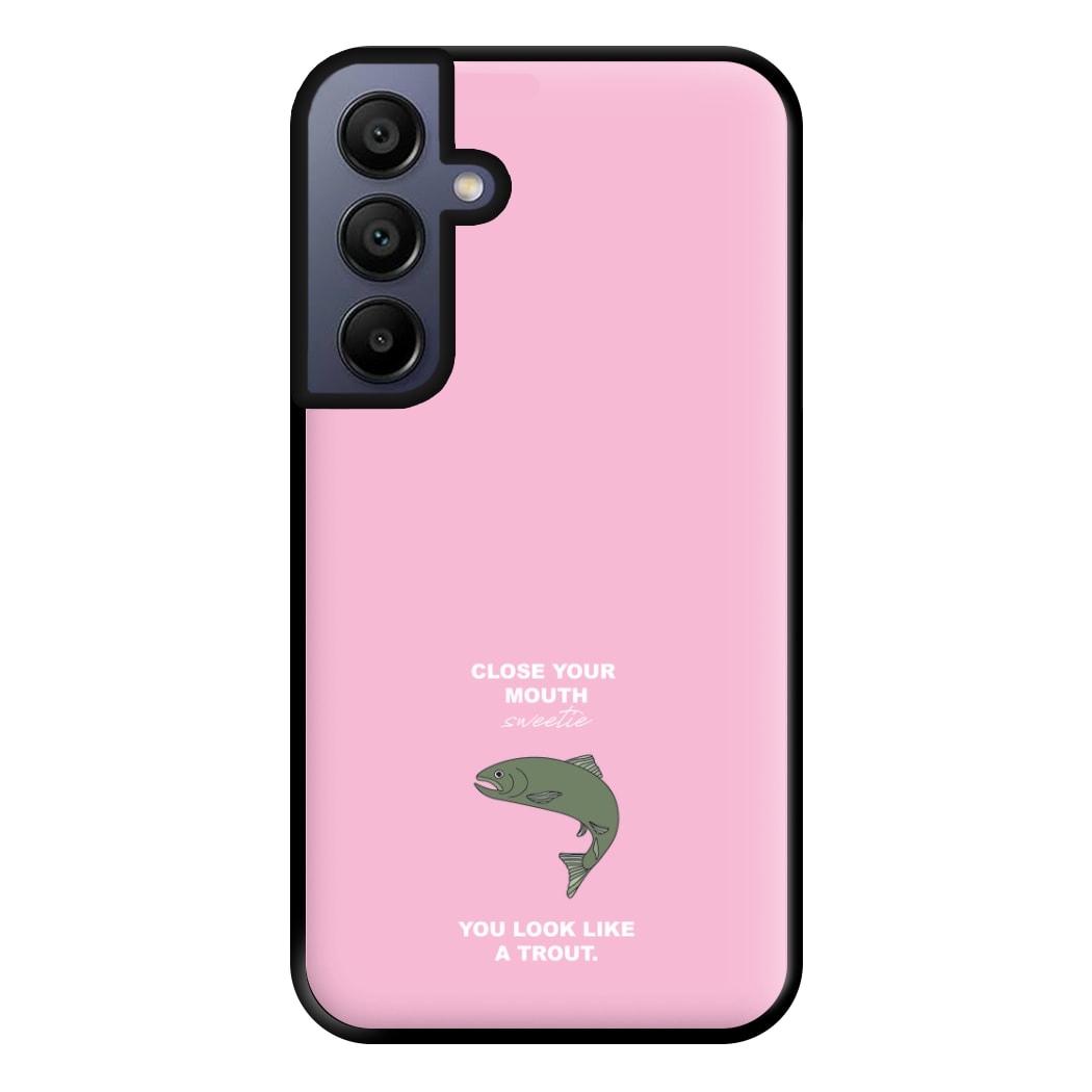 Close Your Mouth Phone Case for Galaxy A15