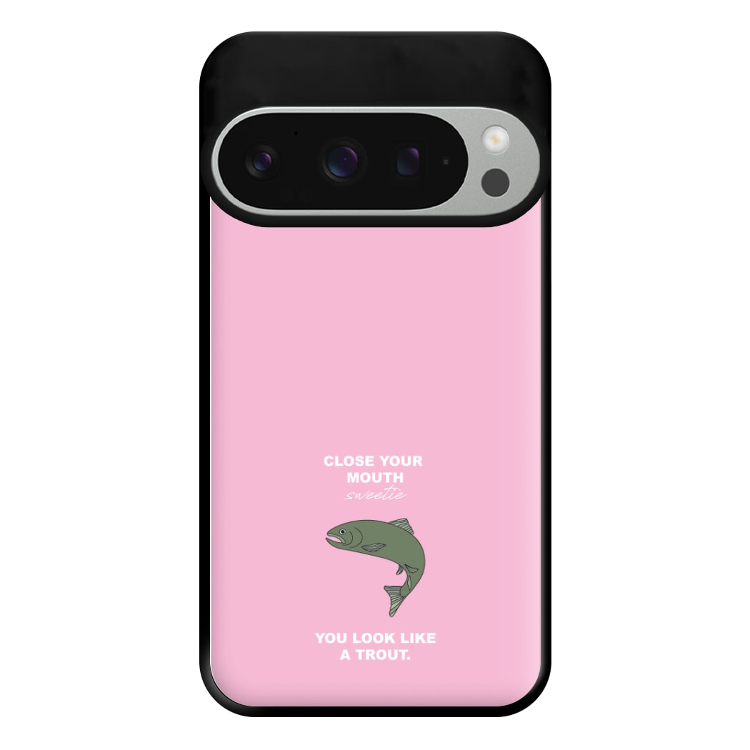 Close Your Mouth Phone Case for Google Pixel 9 Pro XL