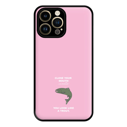 Close Your Mouth Phone Case for iPhone 14 Pro Max