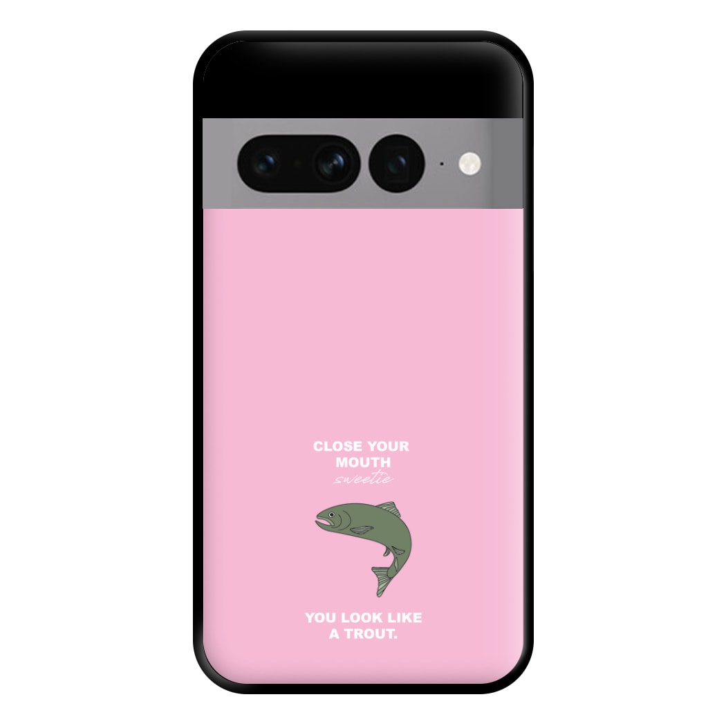 Close Your Mouth Phone Case for Google Pixel 7 Pro