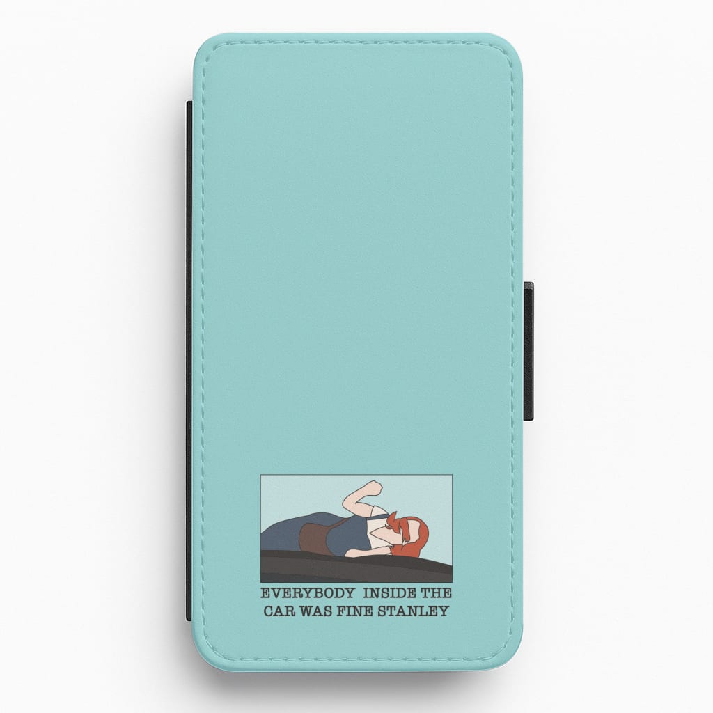 Everybody Inside The Car Was Fine Stanley Flip / Wallet Phone Case