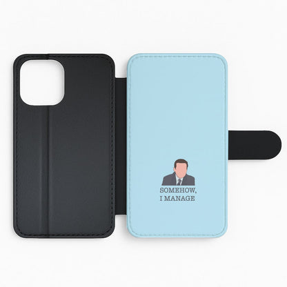 Somehow, I Manage Flip Phone Case