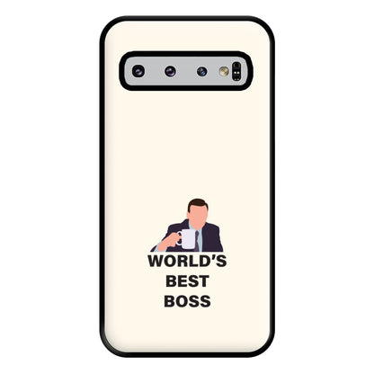 World's Best Boss Phone Case for Galaxy S10 Plus